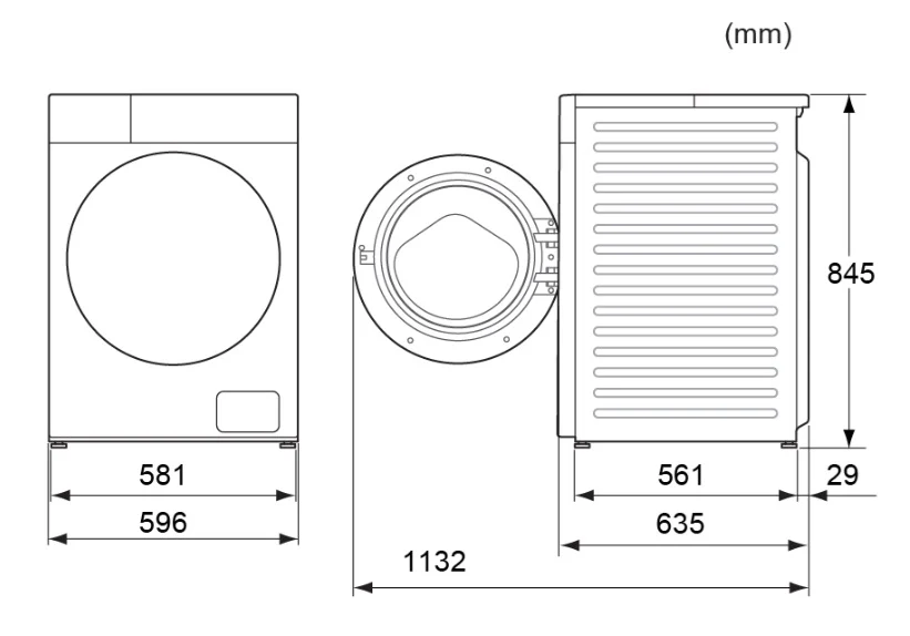 Panasonic NA-26CVX1ASG 13kg Front Load Washer - Image 3