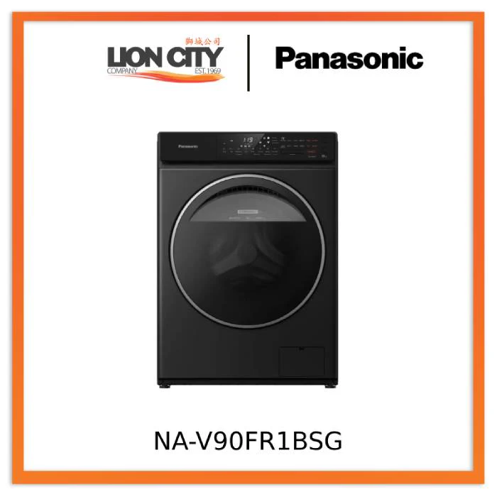Panasonic NA-V90FR1BSG Care+ Edition 9kg Front Load Washer  with Blue Ag+