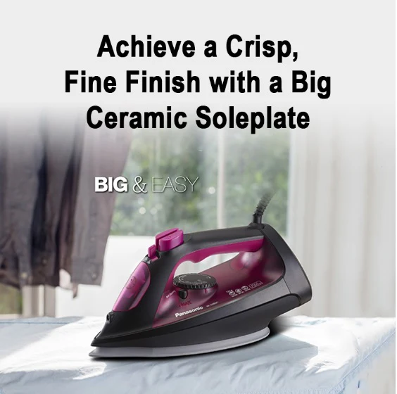 Panasonic NI-U400CPSH Steam iron with Big Soleplate - Image 5