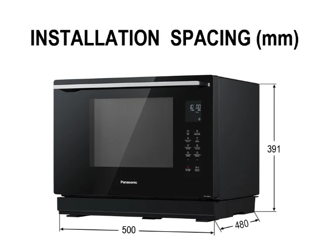 Panasonic NN-CS89LBYPQ 31L Convection Steam Grill Microwave Oven - Image 4