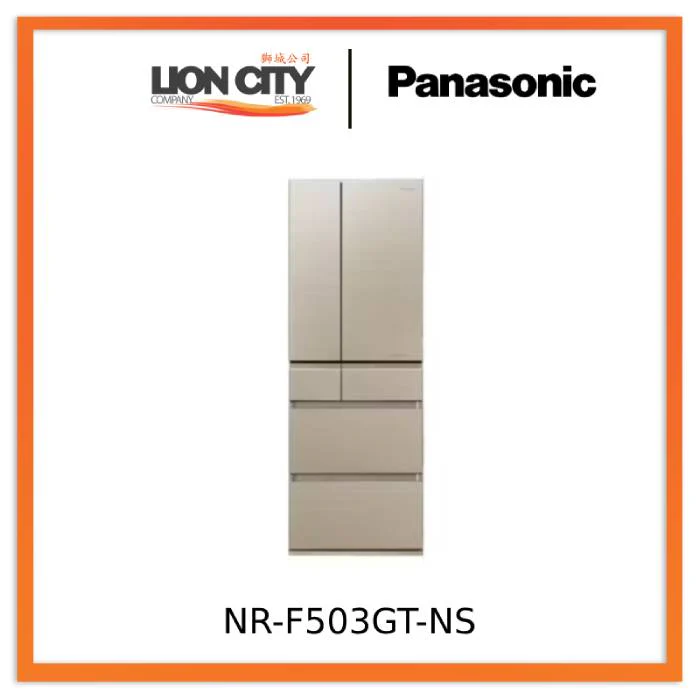 Panasonic NR-F503GT-NS/TS/WS 402L 6-Door Refrigerator
