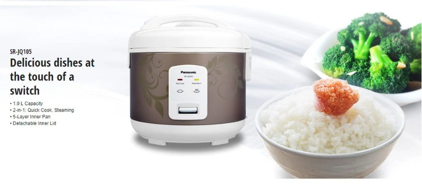 Panasonic SR-JQ105NSH Jar-Type Rice Cooker 1.0L - Image 4