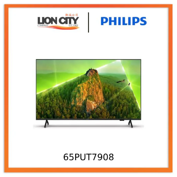 Philips 65PUT7908 65" 4k Uhd Ambilight Google Smart Led Tv