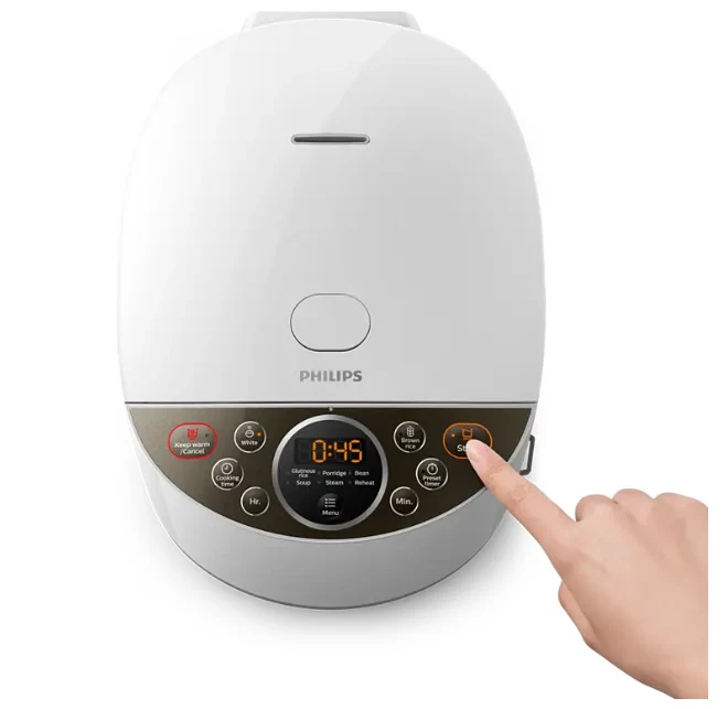 Philips HD4515/67 1.8L Daily Collection Fuzzy Logic Rice Cooker - Image 3