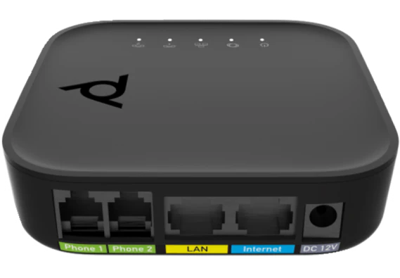 Poly ATA 402 2FXS Voice Port VoIP Adapter with Open SIP and Power Supply (8F3H5AA) - Image 2