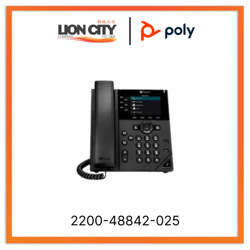 Poly Obihai Edition VVX 450 12-Line High-end Color IP Desktop Phone (2200-48842-025)