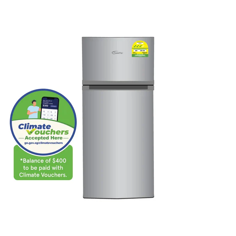 PowerPac PPF170 Mini Fridge 2-Door 170L with Freezer - Image 2