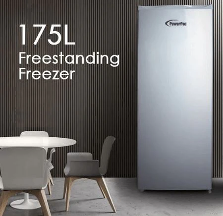 PowerPac PPFZ180 Upright freezer, Freestanding Freezer 175L - Image 4
