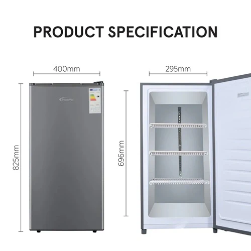 PowerPac PPFZ60 Upright Mini Freezer 60L - Image 4