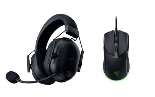 Razer BlackShark V2 HyperSpeed Wireless Headset + Razer Cobra Wired Gaming Mouse - Image 2