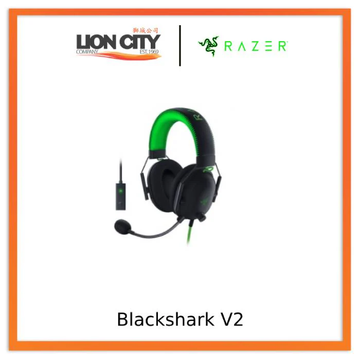 Razer Blackshark V2 — Wired-Gaming Headset + USB Sound Card - Image 3