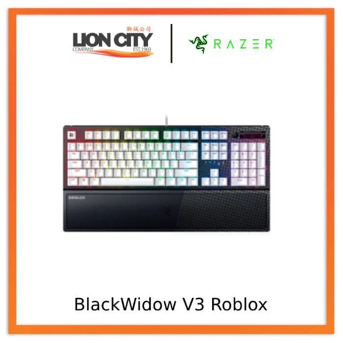 Razer BlackWidow V3 Roblox Edition (Green Switch) - US - Mechanical Gaming Keyboard with Razer Chroma RGB