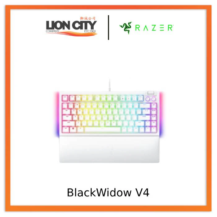 Razer BlackWidow V4 75% - US Layout Hot-swappable Mechanical Gaming Keyboard with Razer Chroma™ RGB - Image 3