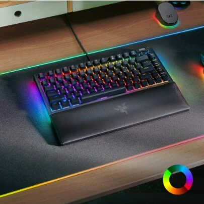 Razer BlackWidow V4 75% - US Layout Hot-swappable Mechanical Gaming Keyboard with Razer Chroma™ RGB - Image 6