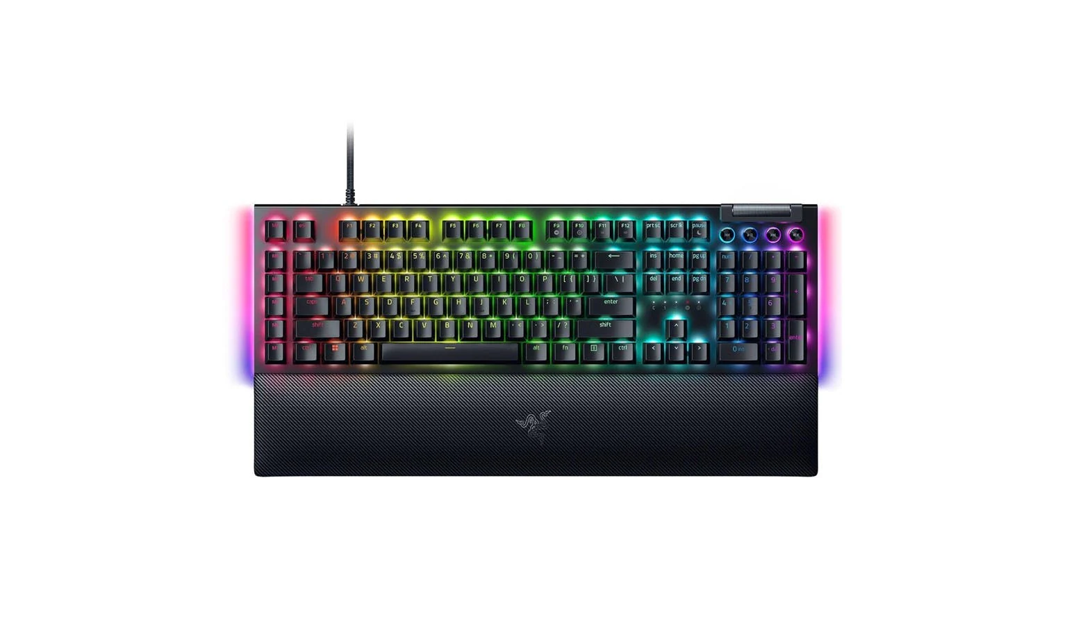 Razer BlackWidow V4 Yellow Switch Mechanical Gaming Keyboard Black