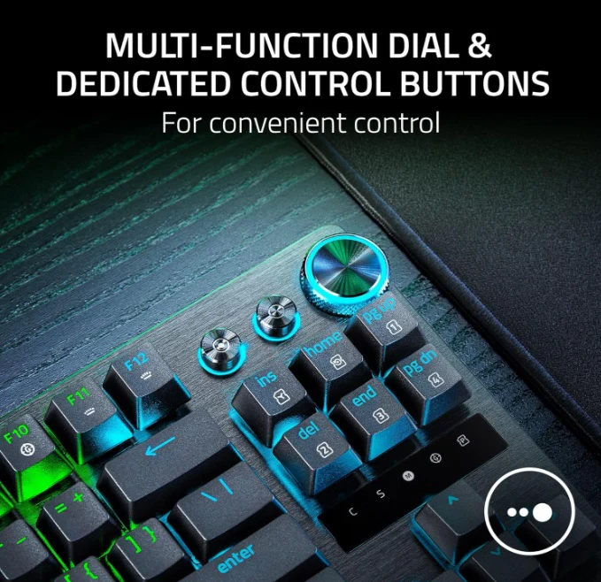 Razer Huntsman V3 Pro Tenkeyless - Tenkeyless Analog Optical Esports Wired Keyboard - Image 4