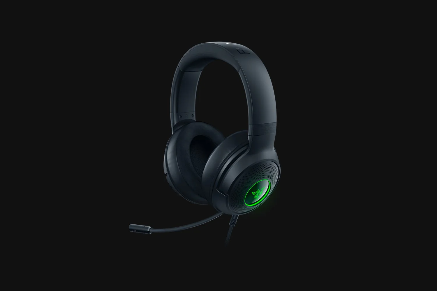 Razer Kraken V3 - Wired USB Gaming Headset with Razer Chroma RGB, TriForce Titanium 50mm Drivers, THX Spatial Audio - Image 3