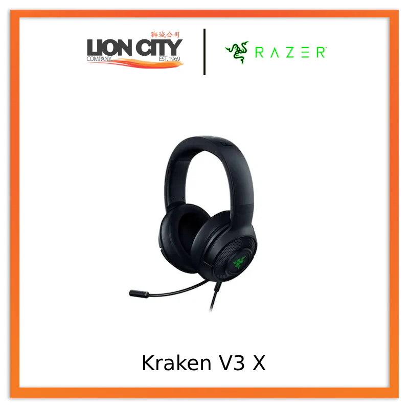 Razer Kraken V3 X - Wired USB Gaming Headset - FRML Packaging