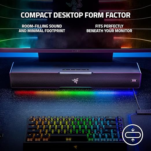 RAZER LEVIATHAN V2 RZ05-03920100-R3G1 PC Gaming Soundbar with Subwoofer - Image 2