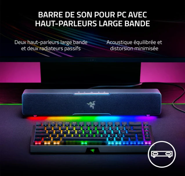 Razer Leviathan V2 X PC Soundbar with Full-Range Drivers - Image 3