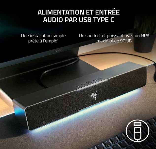 Razer Leviathan V2 X PC Soundbar with Full-Range Drivers - Image 5