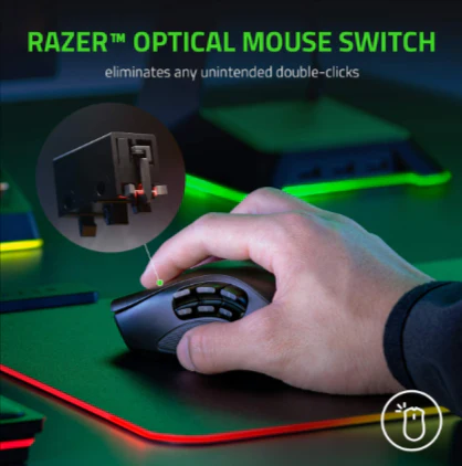 Razer Naga Pro Wireless Gaming Mouse - RZ01-03420100-R3A1(2Y) - Image 3