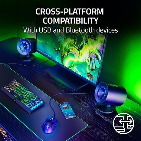 Razer Nommo V2 Computer Speakers 2.0 - RZ05-02450100-R3W1 - Image 3