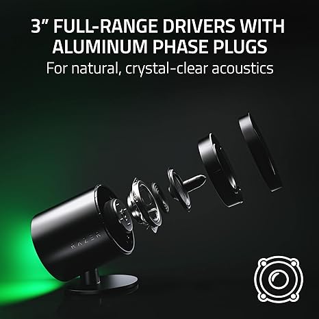 Razer Nommo V2 Computer Speakers 2.0 - RZ05-02450100-R3W1 - Image 4