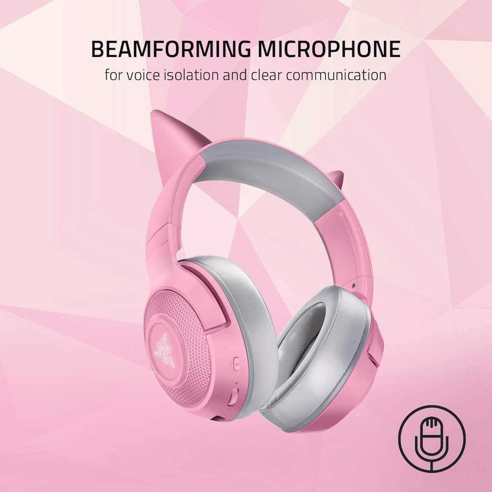 Razer Kraken Kitty RZ04-03520100-R3M1 headphones/headset Head-band Bluetooth Pink - Image 4