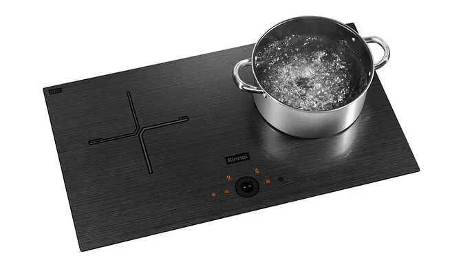 Rinnai RB-7032H CFG 2 zone induction hob (70cm) Schott Ceran Fine Print Glass (Grey) - Image 3