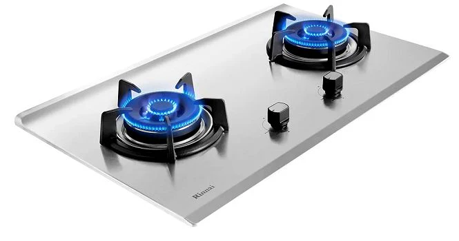 Rinnai RB-72S 2 Burner Built-In Hob Stainless Steel Top Plate RB72S - Image 3