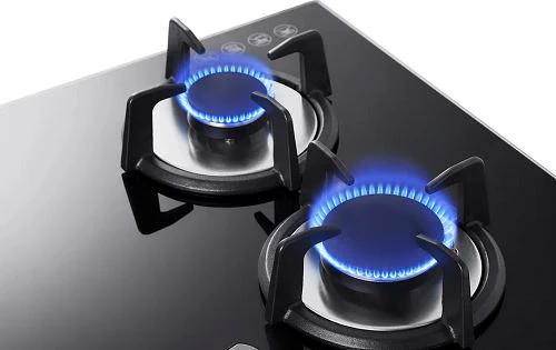 Rinnai RB-73TG 3 Burner Built-In Hob Schott Glass (Black) Top Plate - Image 3