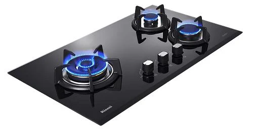 Rinnai RB-73TG 3 Burner Built-In Hob Schott Glass (Black) Top Plate - Image 4