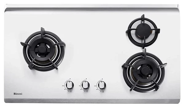 Rinnai RB-93TS 3 Burner Built-In Hob Stainless Steel Top Plate RB93TS - Image 4
