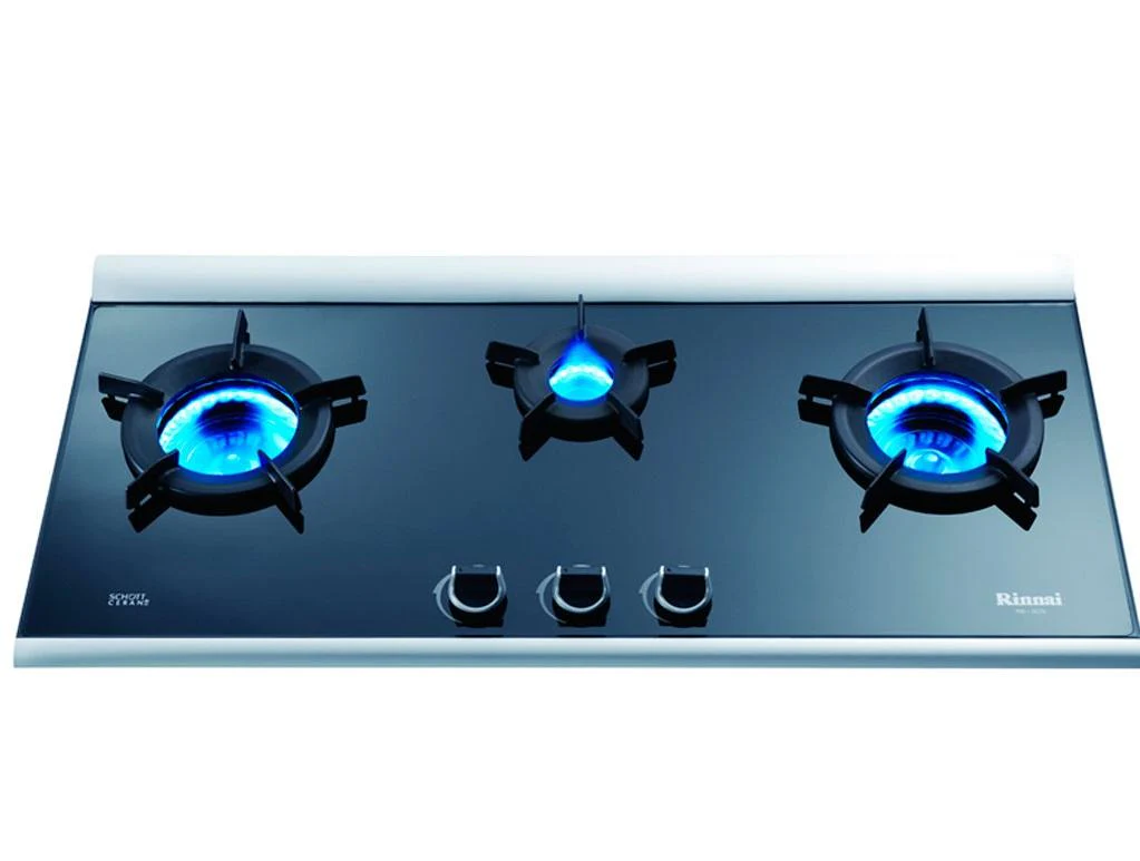 Rinnai RH-C209-GCR Chimney Cooker Hood + RB-3CG Ceran Glass Hob - Image 2