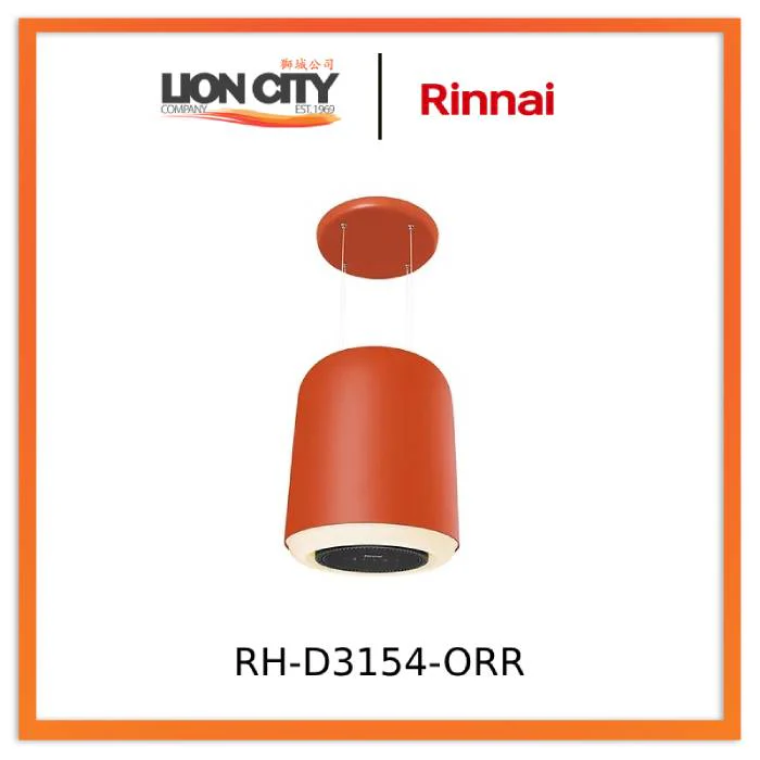Rinnai RH-D3154-BKR/BLR/ORR Pendant Hood Series Without Remote - Multiple Colors - Image 7