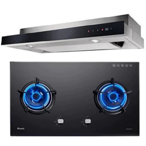 RinnaI RH-S309-GBR-T Cooker Hood + RB-72G Gas Hob - Image 2