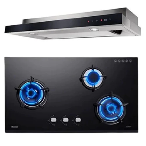 Rinnai RH-S309-GBR-T-Cooker Hood + RB-93UG Schott Glass Hob - Image 2