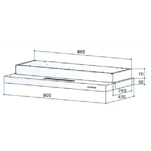 Rinnai RH-S309-GBR-T-Cooker Hood + RB-93UG Schott Glass Hob - Image 5