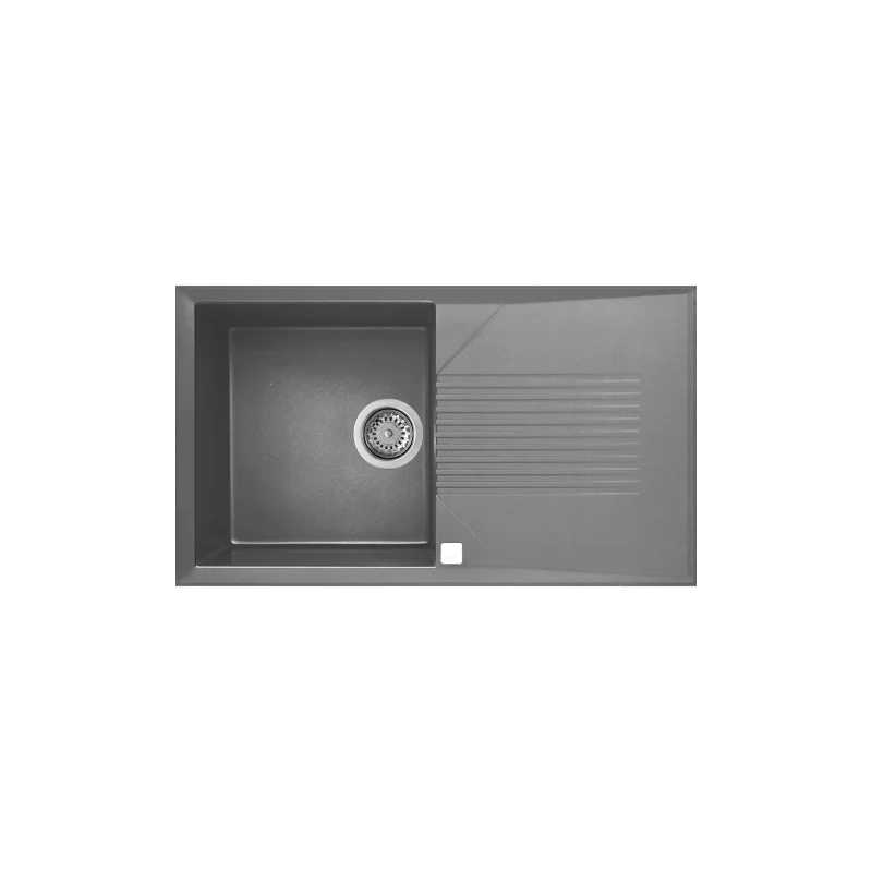 Rubine 1 Bowl + Drainer Inset Granite Kitchen Sink MEQ 811 TI - Image 2