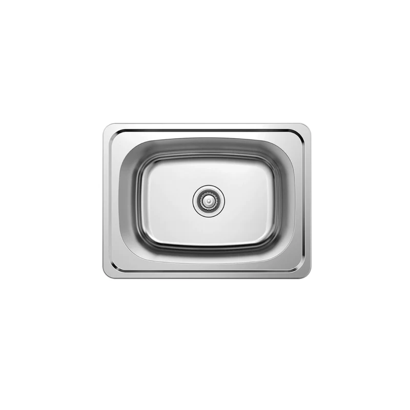 Rubine 1 Bowl Inset Stainless Steel Kitchen Sink DUX 610 - Image 2