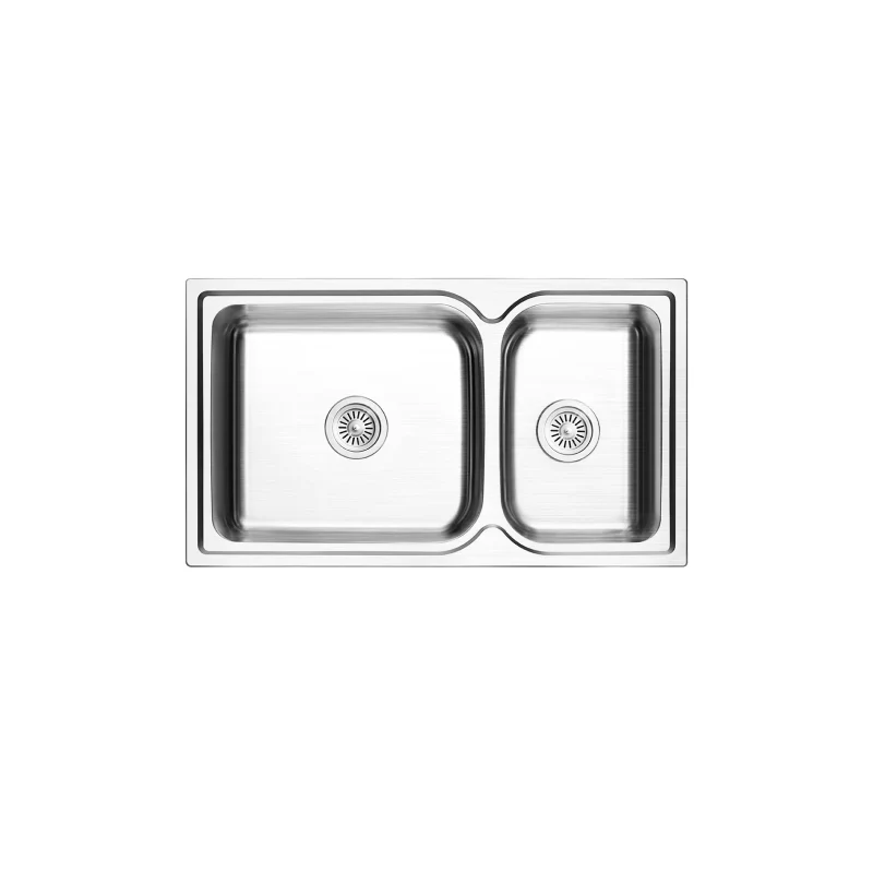 Rubine 1¾ Bowl Inset Stainless Steel Kitchen Sink ZEX 860 - Image 2