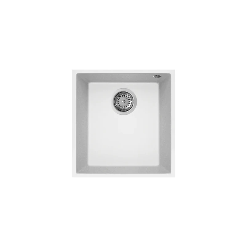 Rubine 1 Bowl Undermount Granite Kitchen Sink MEQ 810-38U WH - Image 2