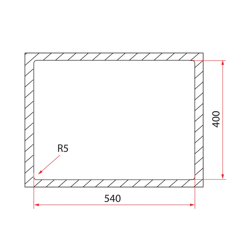 Rubine 1 Bowl Undermount Granite Kitchen Sink MEQ 810-58U PB - Image 3