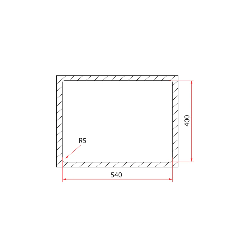 Rubine 1 Bowl Undermount Granite Kitchen Sink MEQ 810-58U TI - Image 3