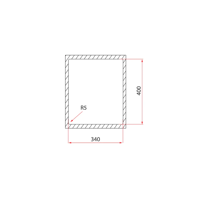 Rubine 1 Bowl Undermount Stainless Steel Kitchen Sink MEQ 810-38U PB - Image 2