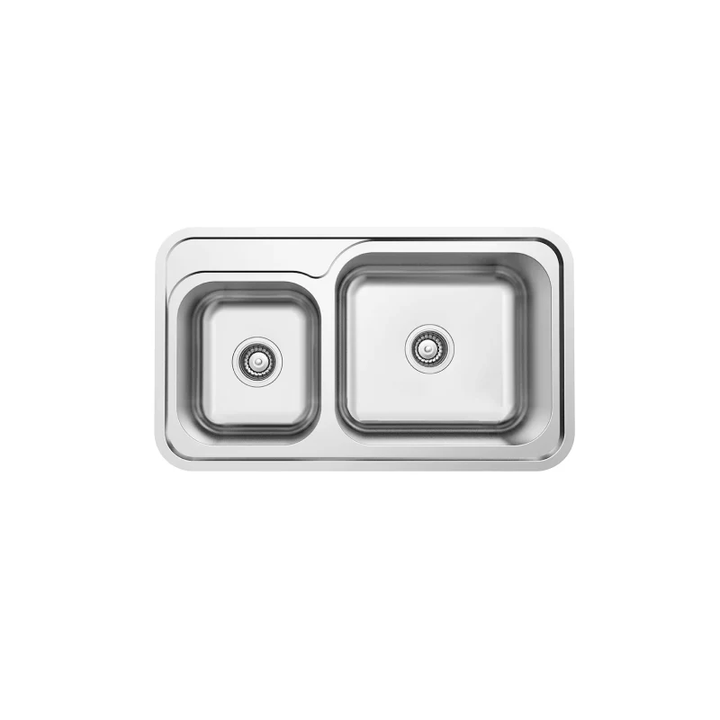 Rubine 1¾ Bowls Inset Stainless Steel Kitchen Sink JUX 660 - Image 2