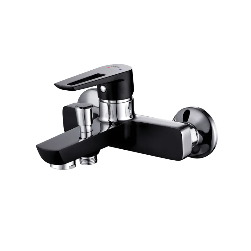 Rubine Bath Mixer Matt Black Stylo 9161 BK Hot and Cold - Image 2