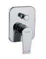Rubine CONCEAL BATH MIXER with cover & elbow connector 9069