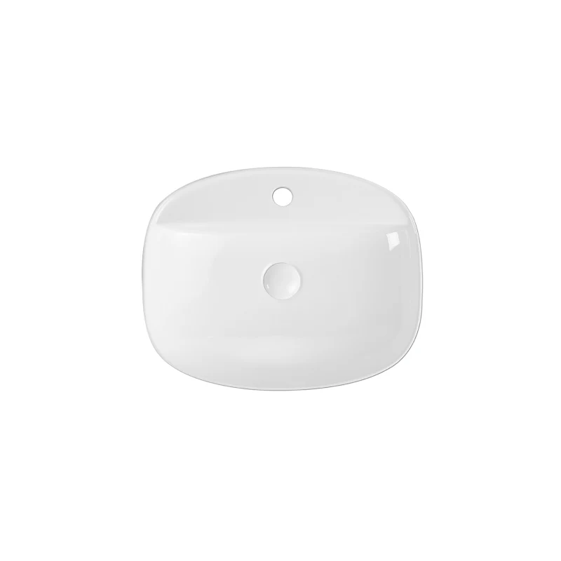 Rubine EVEA 50M Countertop Rectangular Ceramic Basin - Image 2